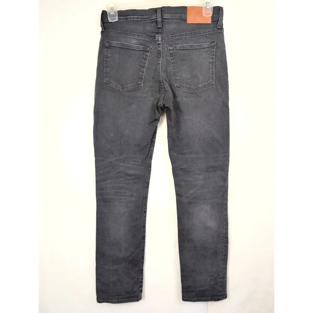 J.Crew Every Stitch Considered 770 Straight Jeans Size 30/30 Black Premium Retro